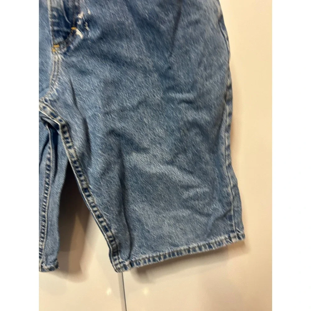 Vintage Lee Denim Shorts Boys 16 Slim Medium Wash‎ High Waisted Made in USA